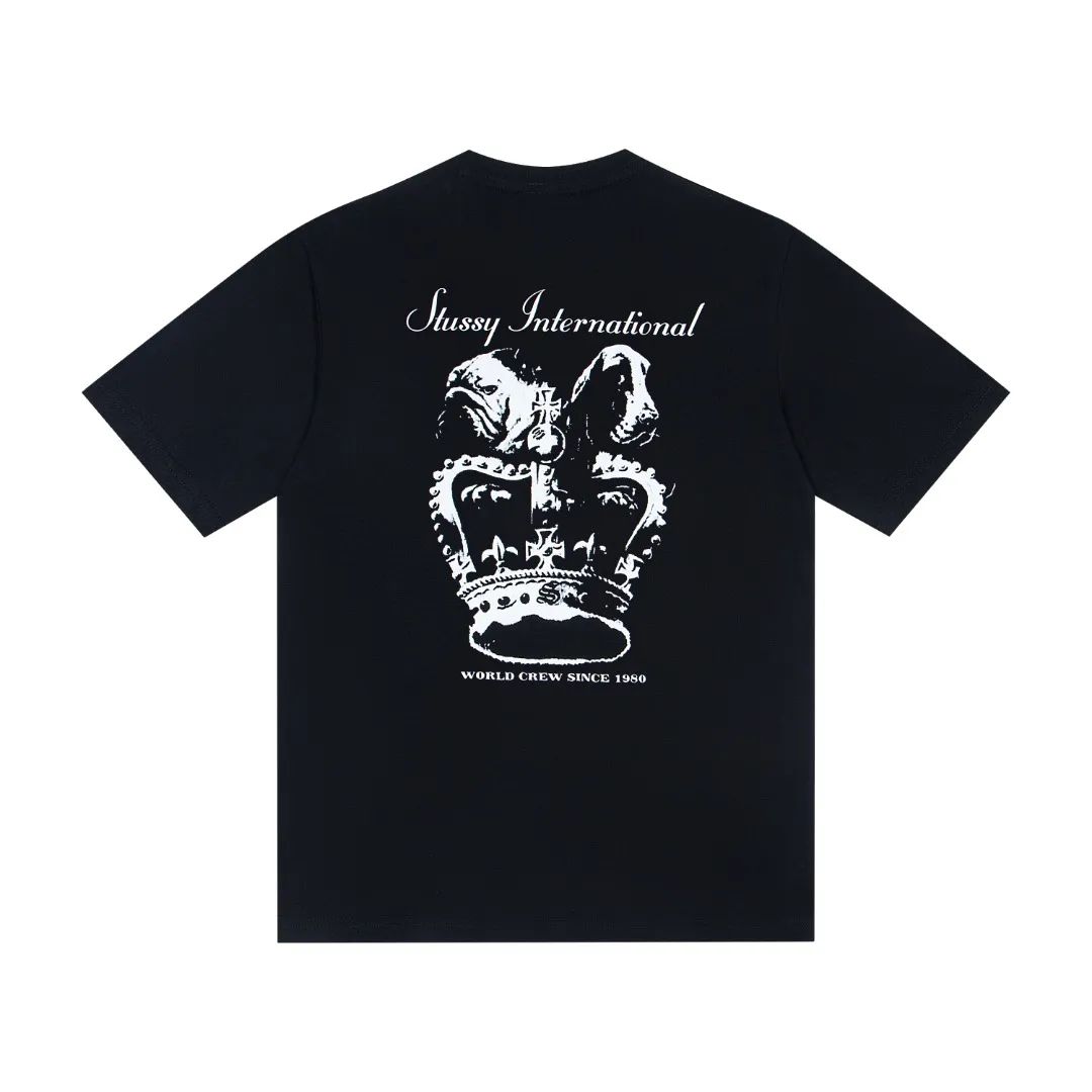 🔥 096# P55 （In Stock ） Stussy T Same Style ：Black White Size：S M L XL ： 260 ：